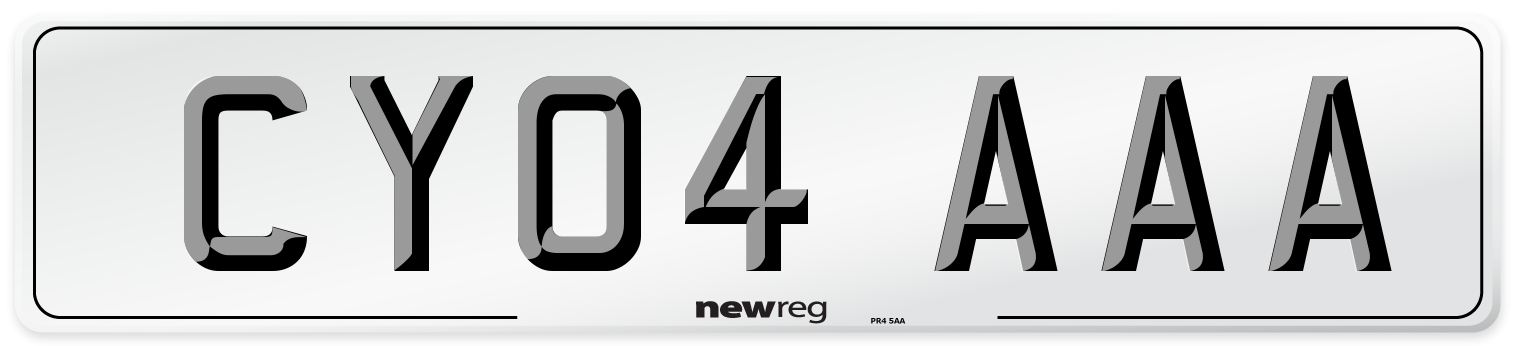 CY04 AAA Number Plate from New Reg